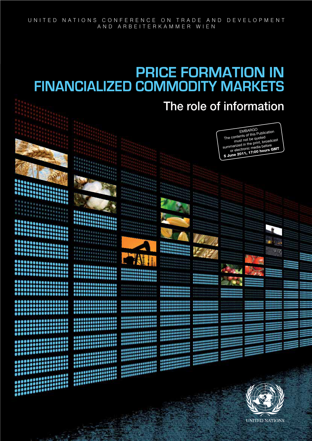 Price Formation in Financialized Commodity Markets: the Role of Information