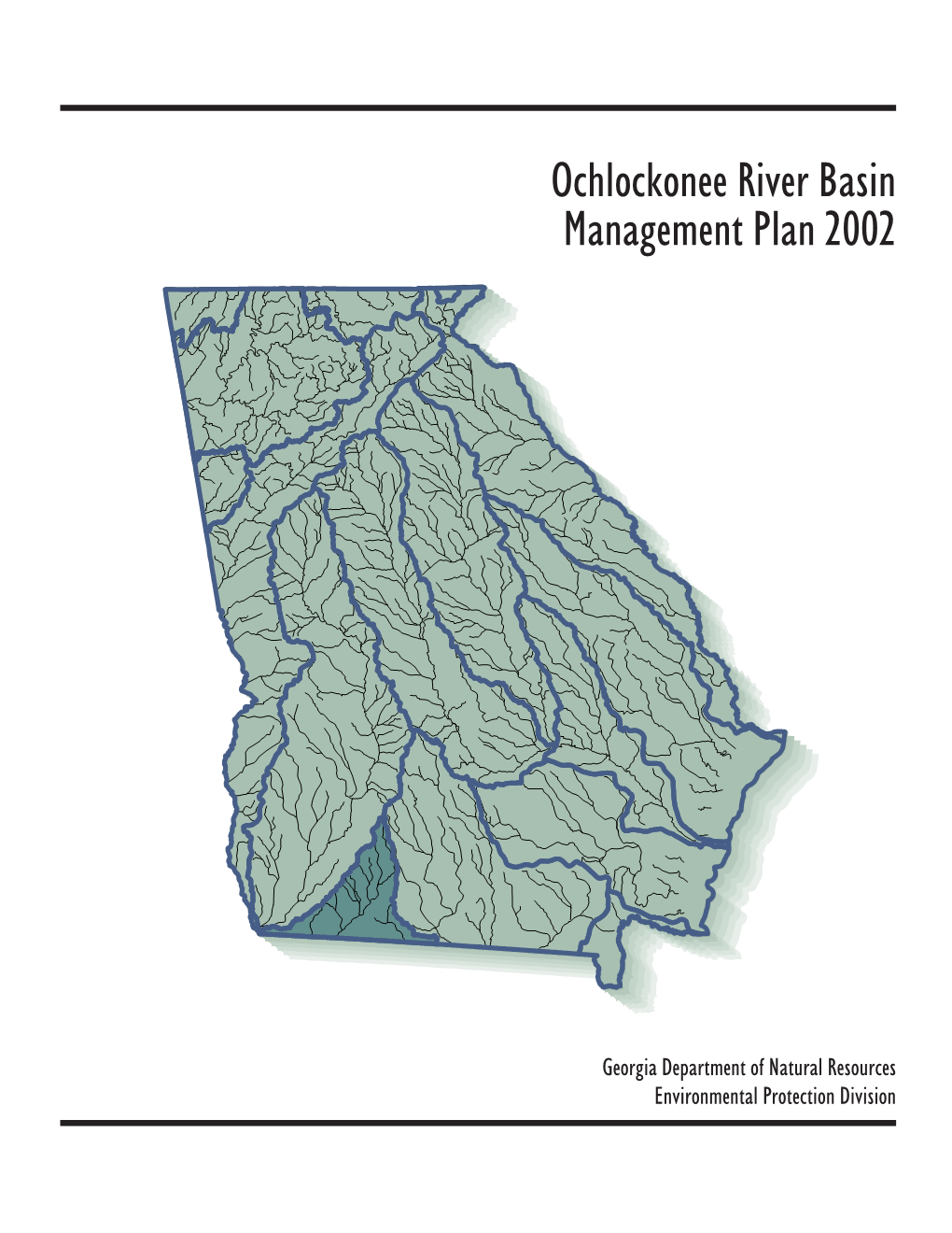 Ochlockonee River Basin Management Plan 2002