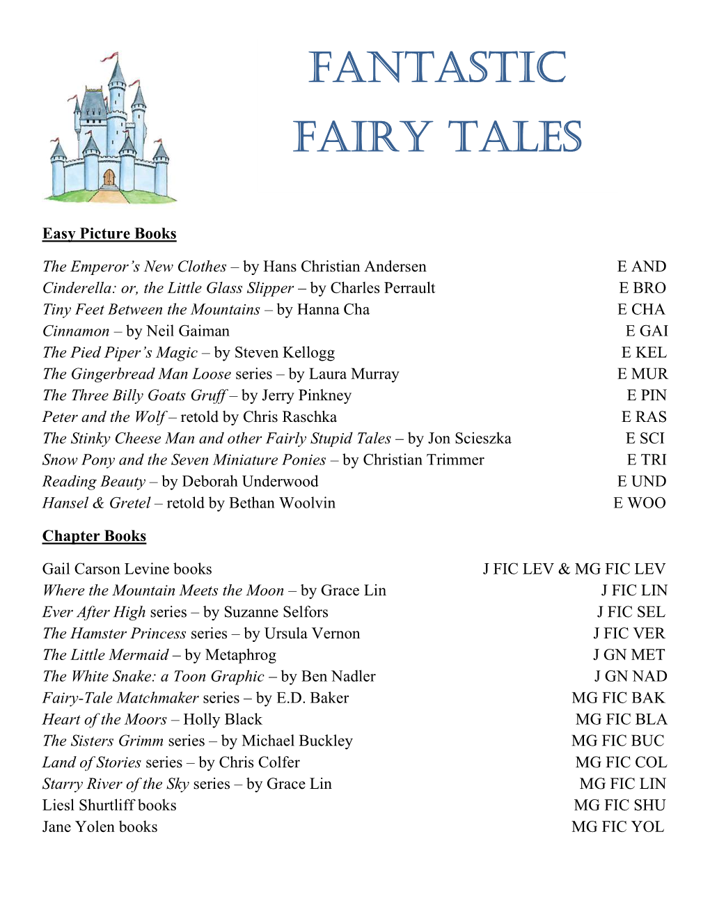 Fantastic Fairy Tales