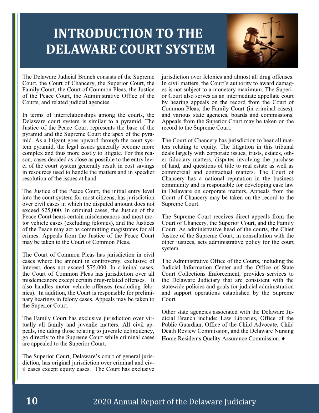 Introduction to the Delaware Court System