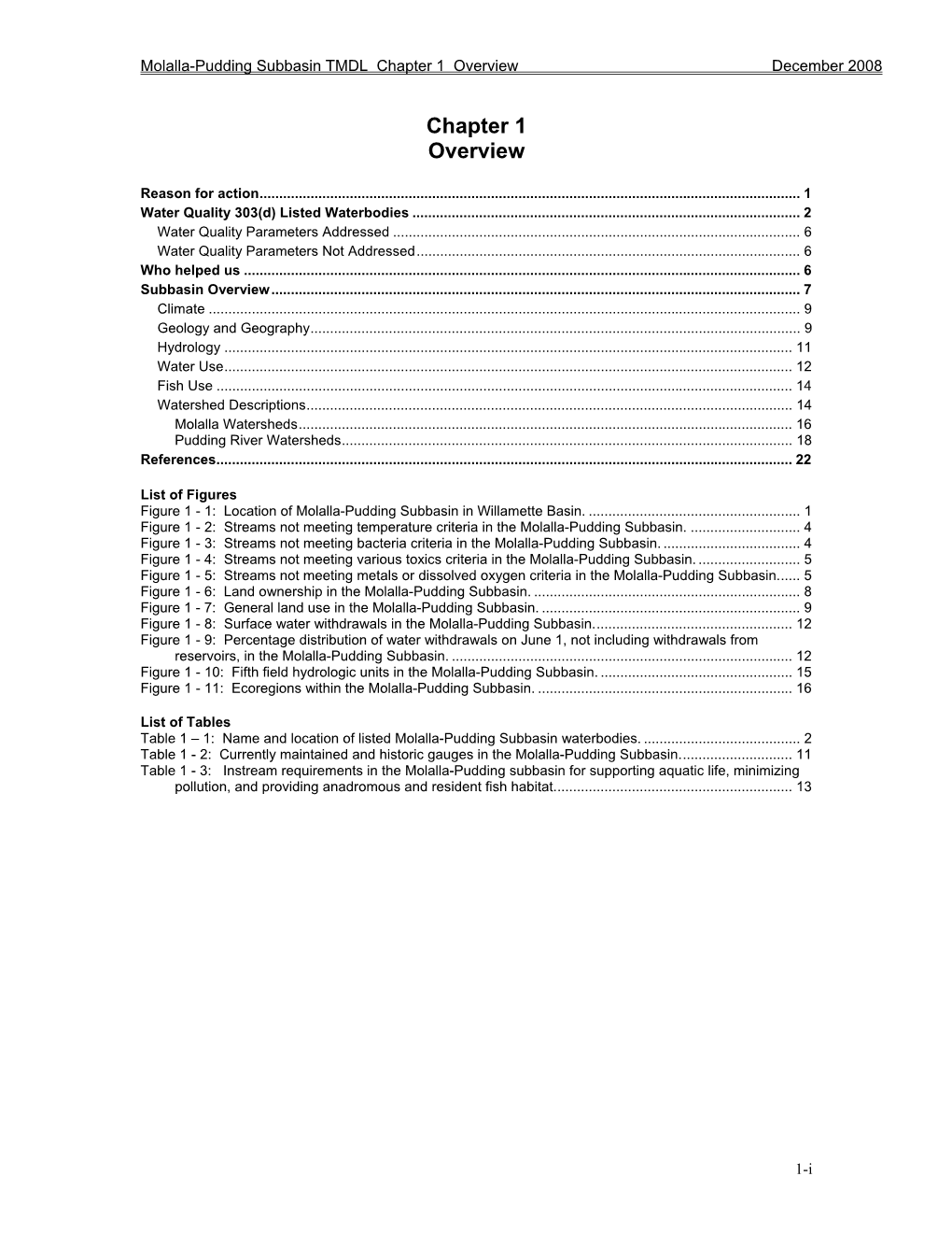 Chapter 1 Overview December 2008