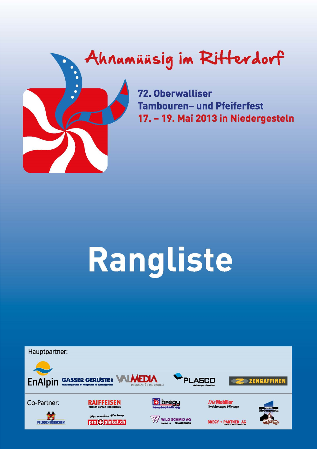 Rangliste Niedergesteln