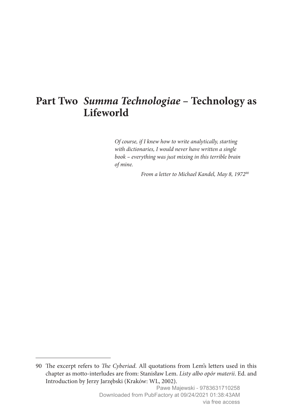 Downloaded from Pubfactory at 09/24/2021 01:38:43AM Via Free Access Pawe Majewski - 9783631710258 Downloaded from Pubfactory at 09/24/2021 01:38:43AM Via Free Access