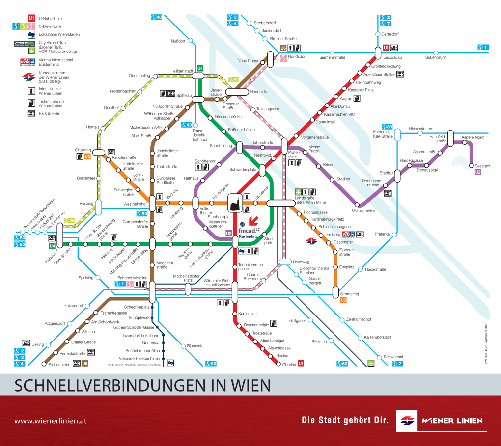 Schnellverbindungen in Wien