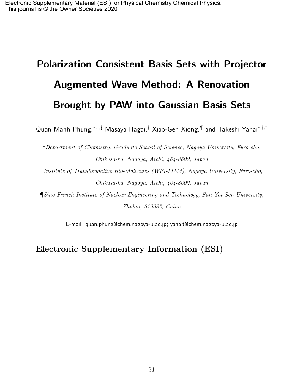 Polarization Consistent Basis Sets with Projector Augmented Wave Method: a Renovation Brought by PAW Into Gaussian Basis Sets