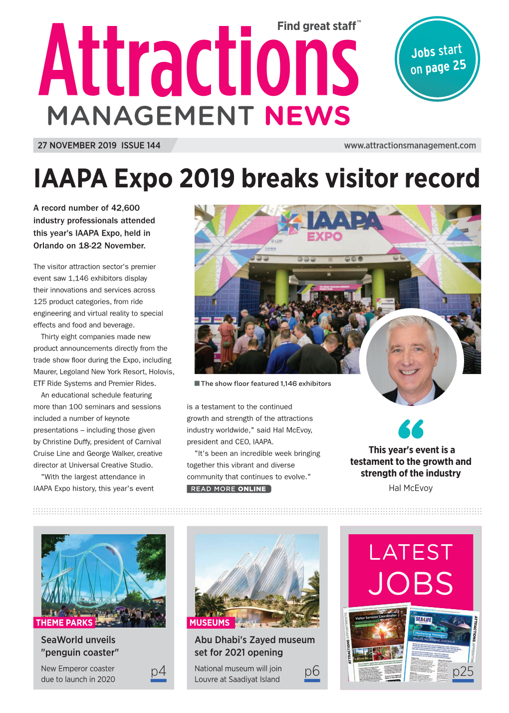 Attractions Management News 27Th November 2019 Issue