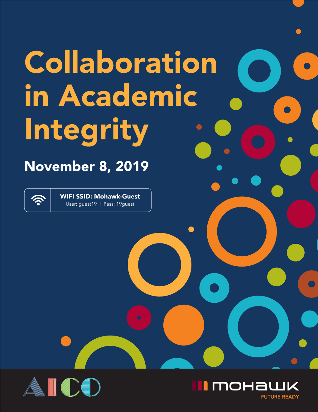 Collaboration in Academic Integrity November 8, 2019