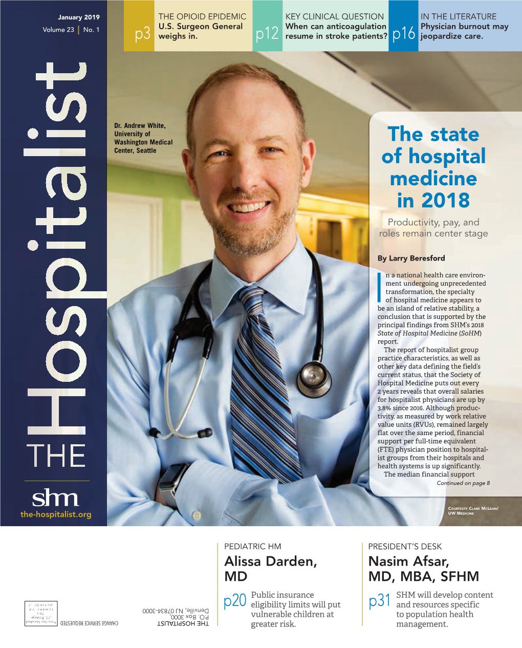 The State of Hospital Medicine in 2018