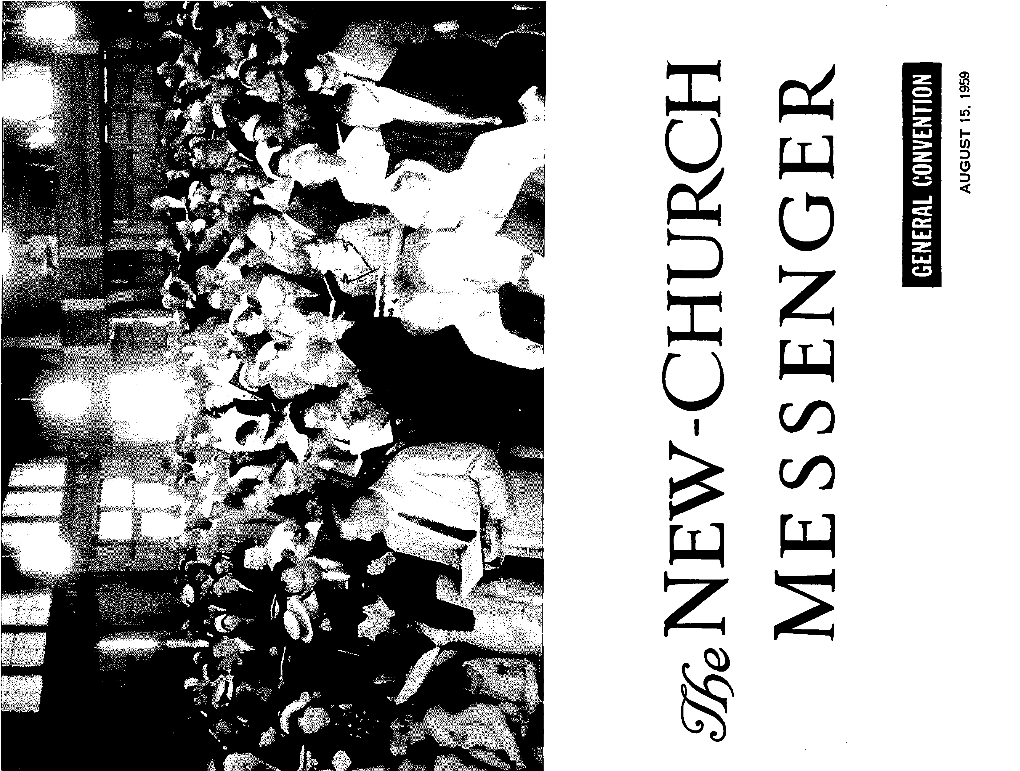 3§Inew-CHURCH MESSENGER