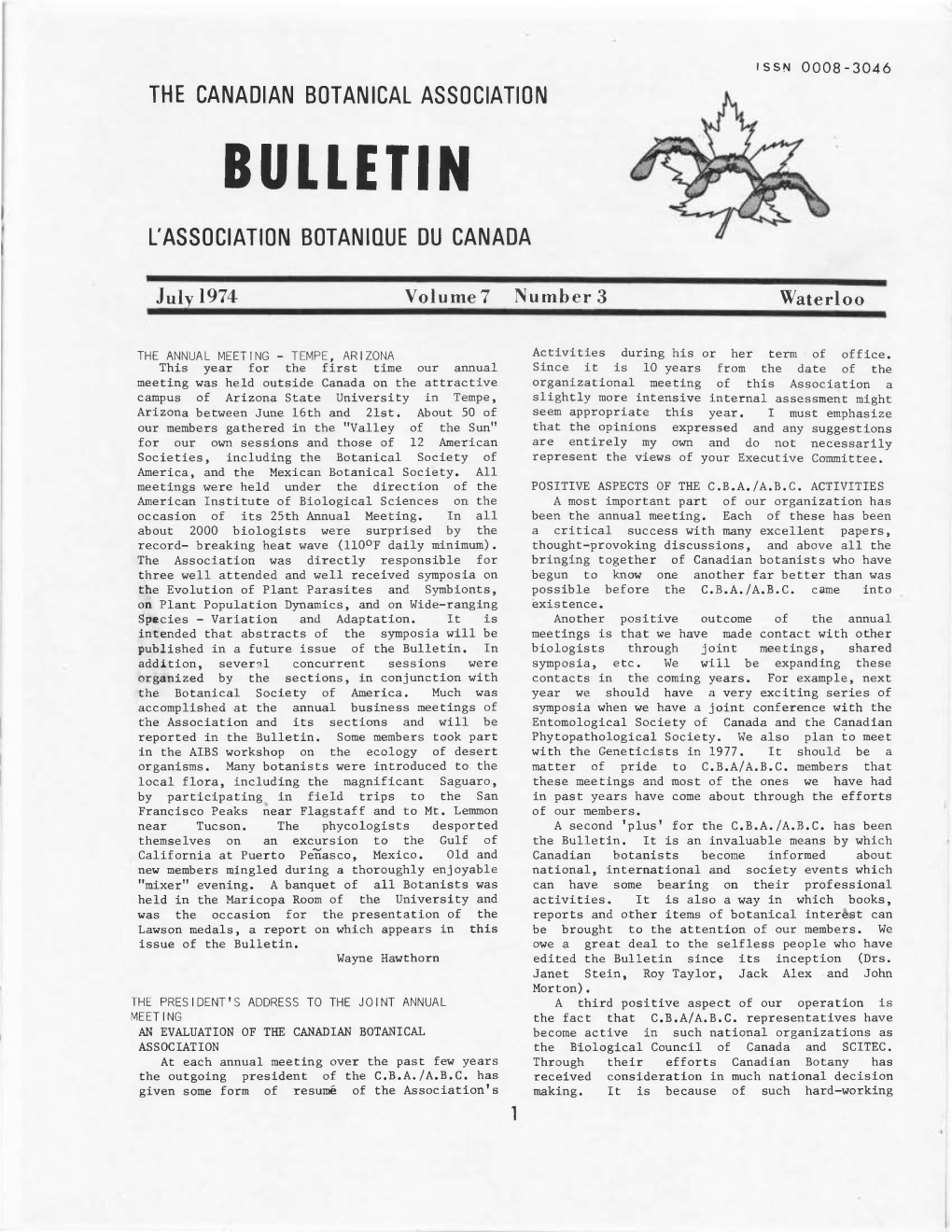 CBA/ABC Bulletin 7(3)