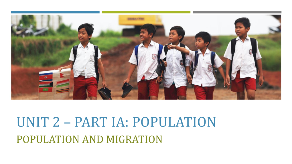 Population Distribution