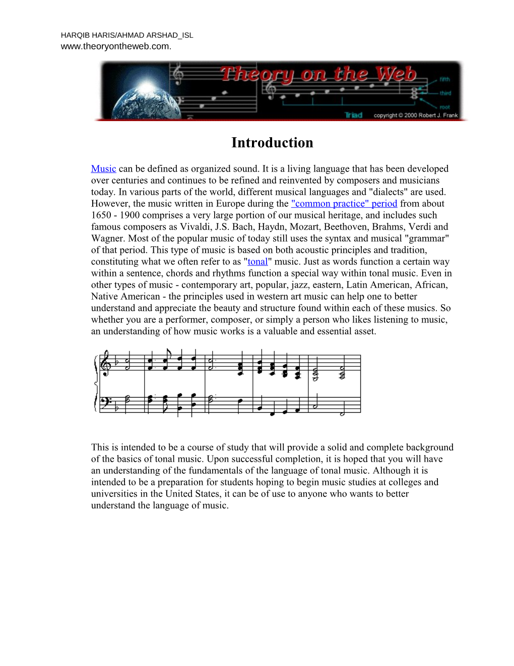 Second Inversion Chords