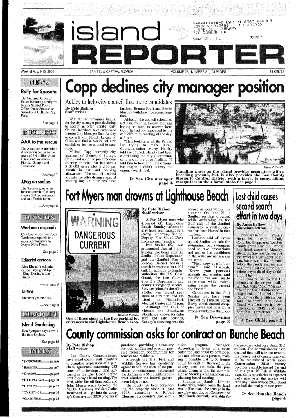 Copp Declines City Manager Position