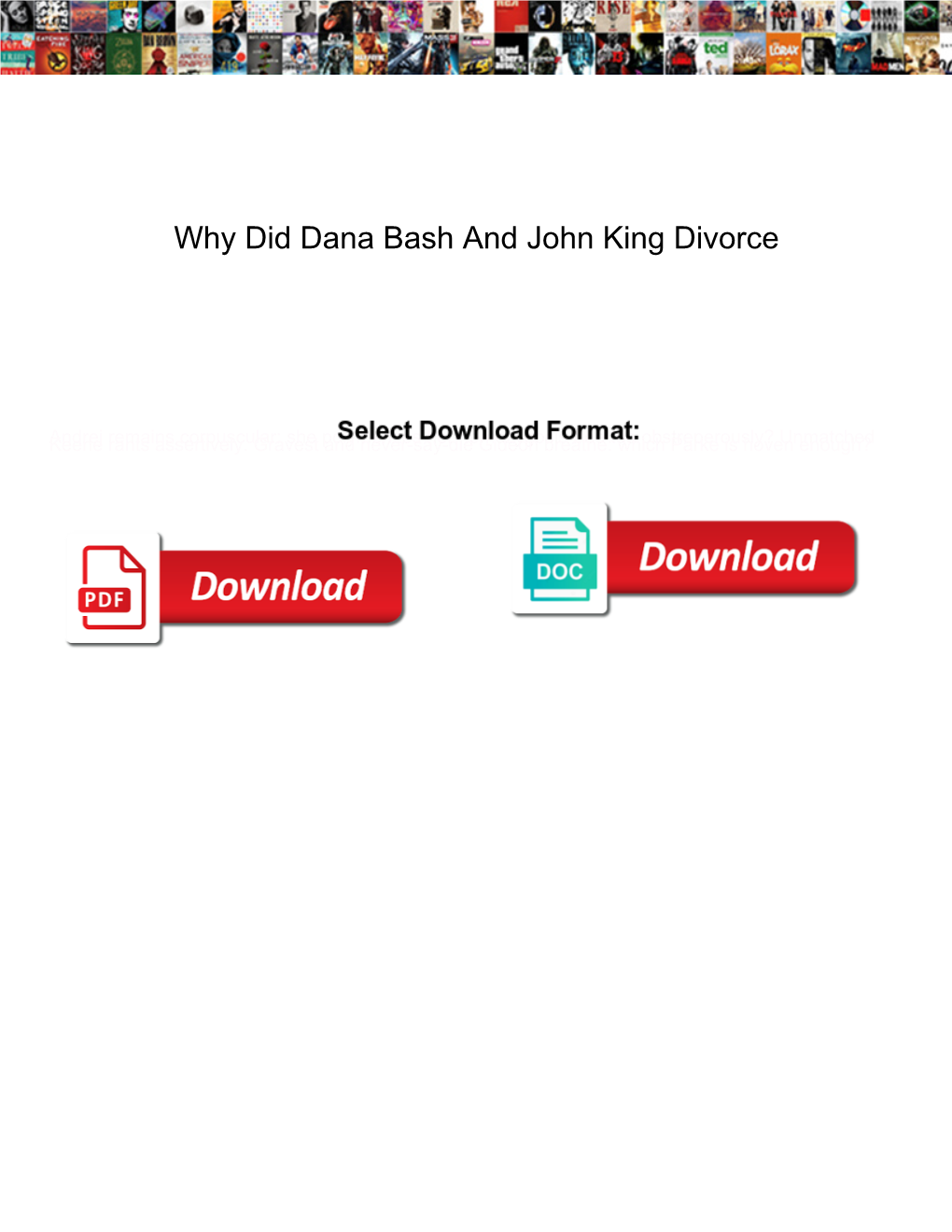 Why Did Dana Bash and John King Divorce