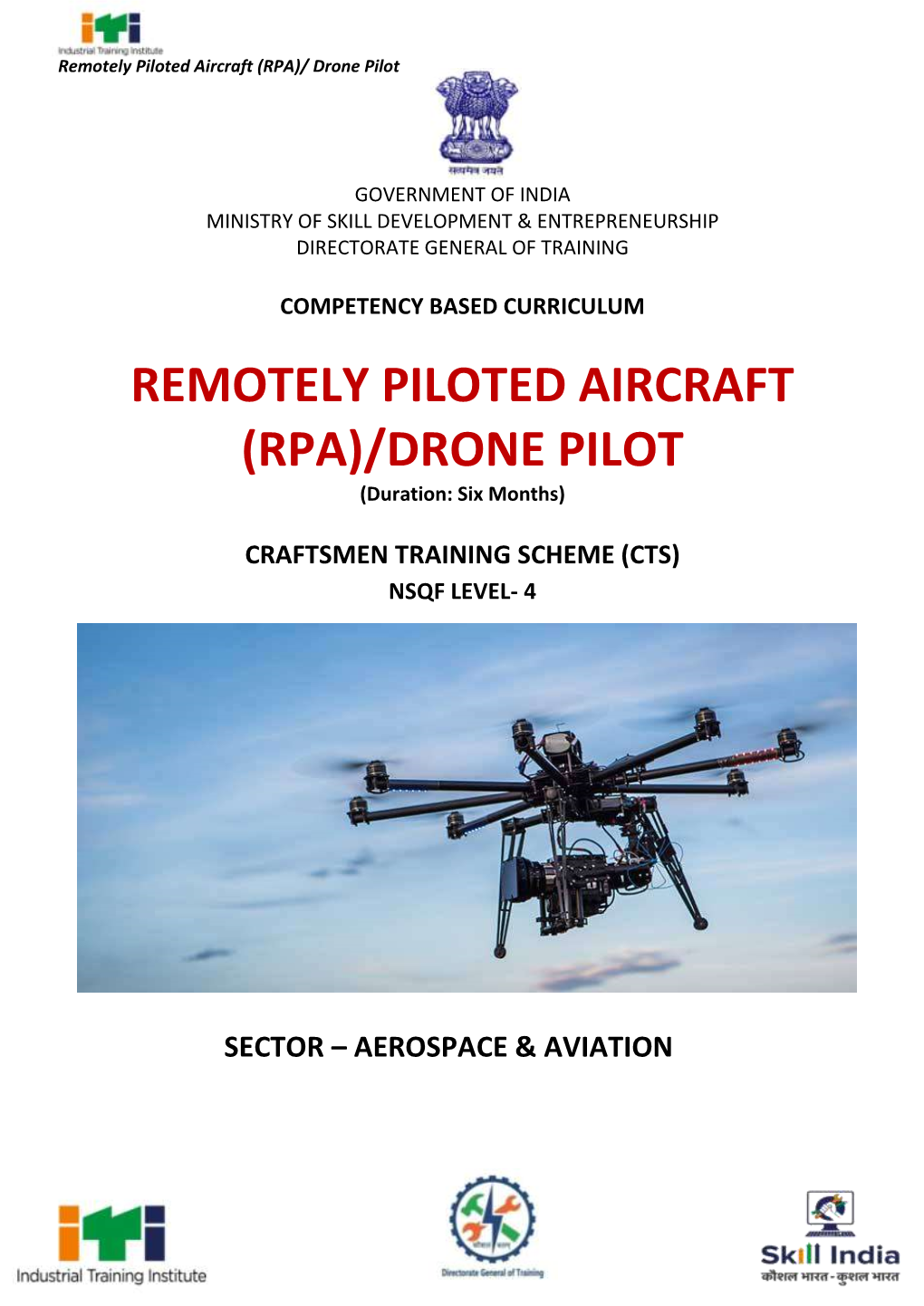 Remotely Piloted Aircraft (RPA)/Drone Pilot