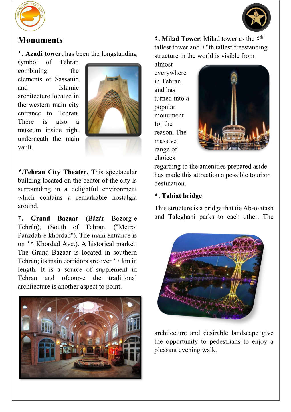 Download Tehran Attractions Guide