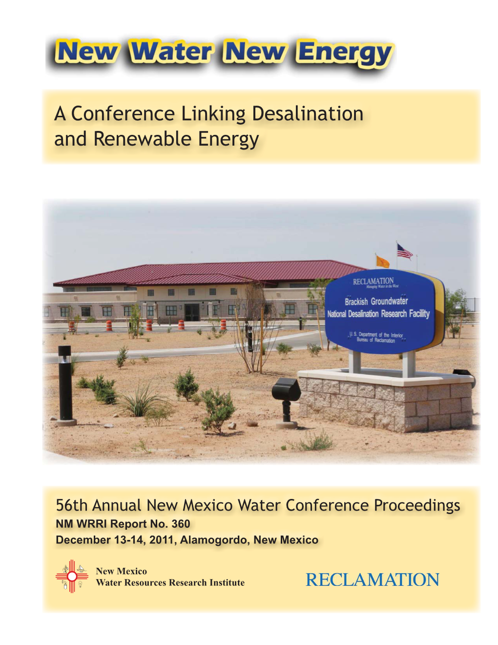 A Conference Linking Desalination and Renewable Energy