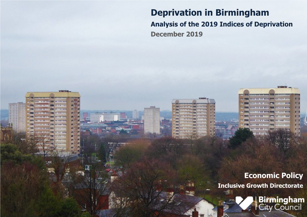 Download: Index of Deprivation 2019