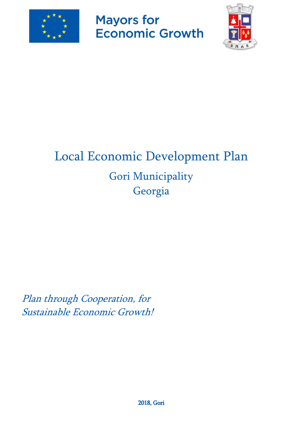 Local Economic Development Plan Gori Municipality Georgia
