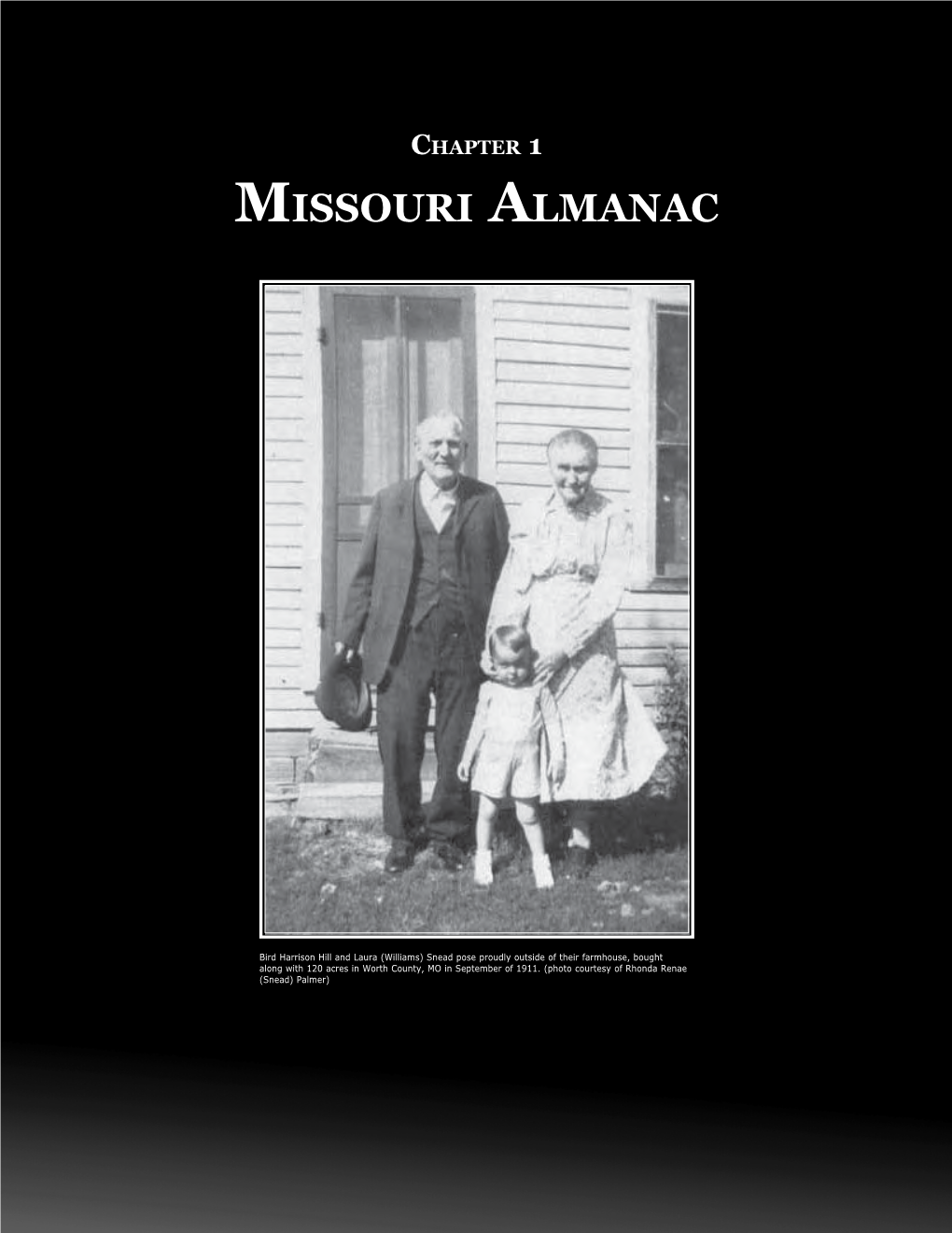 Chapter 1 Missouri Almanac