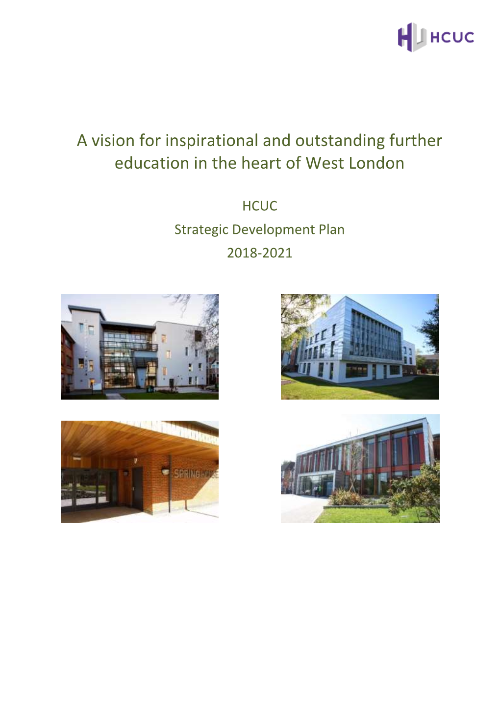 HCUC Strategic Plan 2018-21