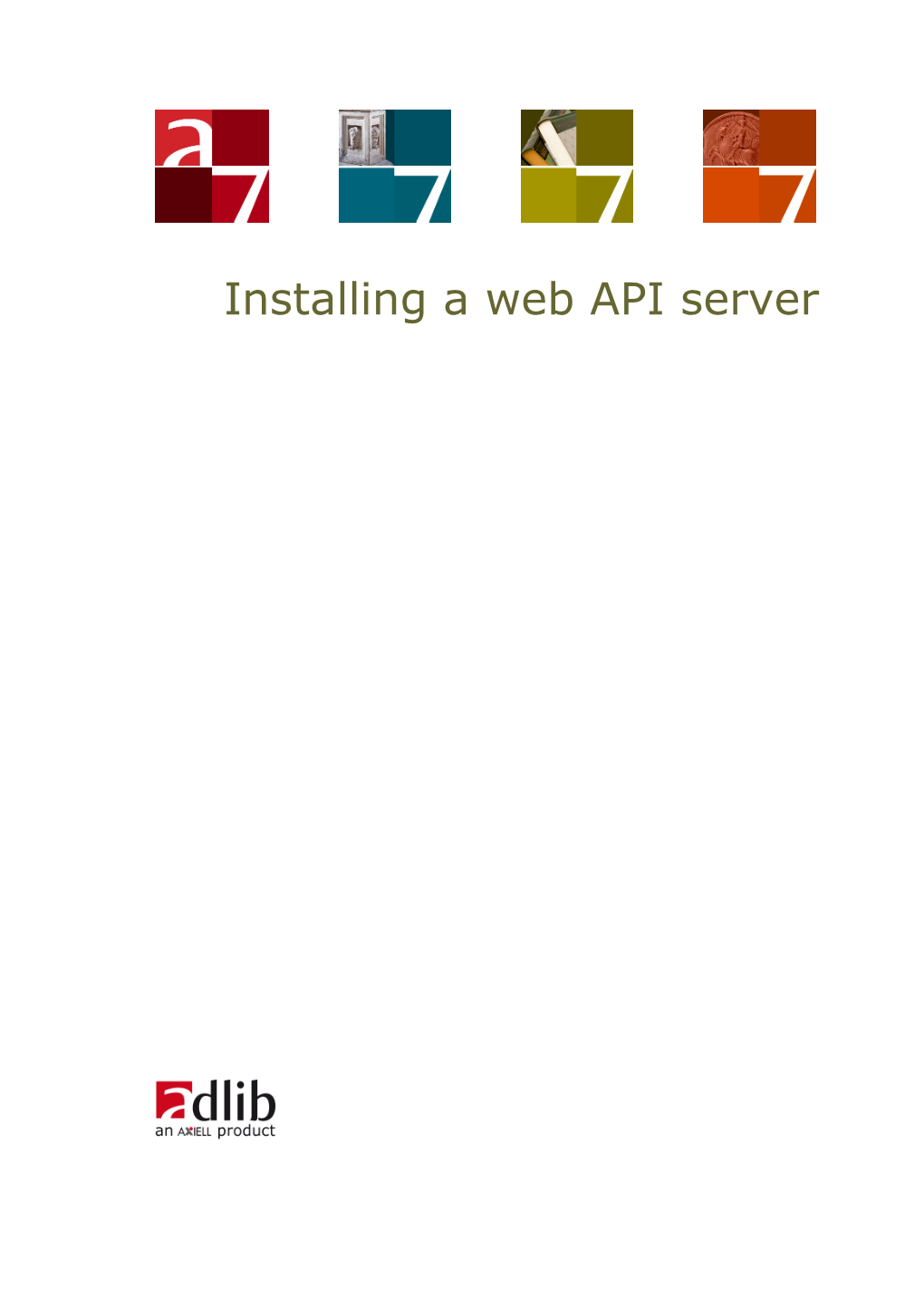 Web API Installation Guide