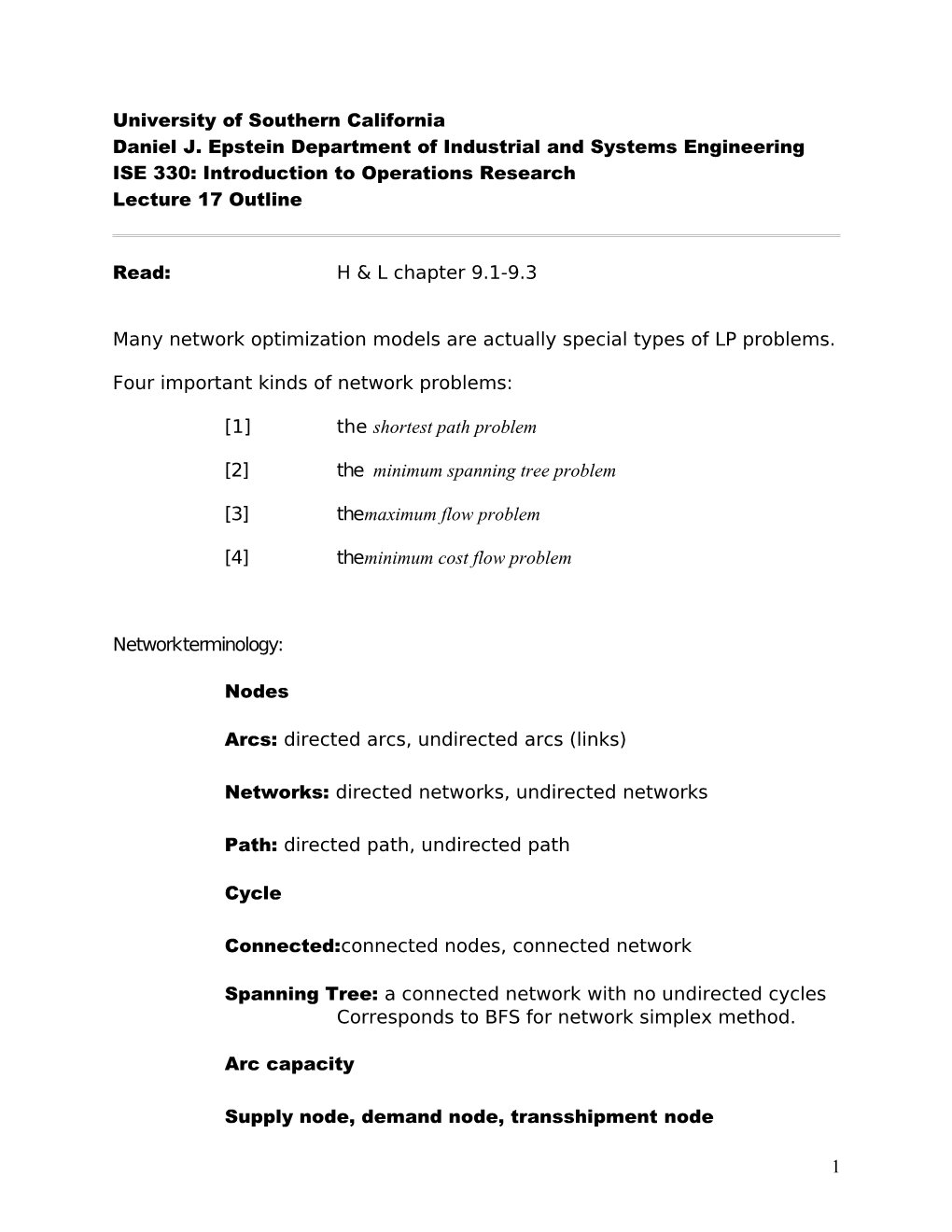 University of Southern California s6