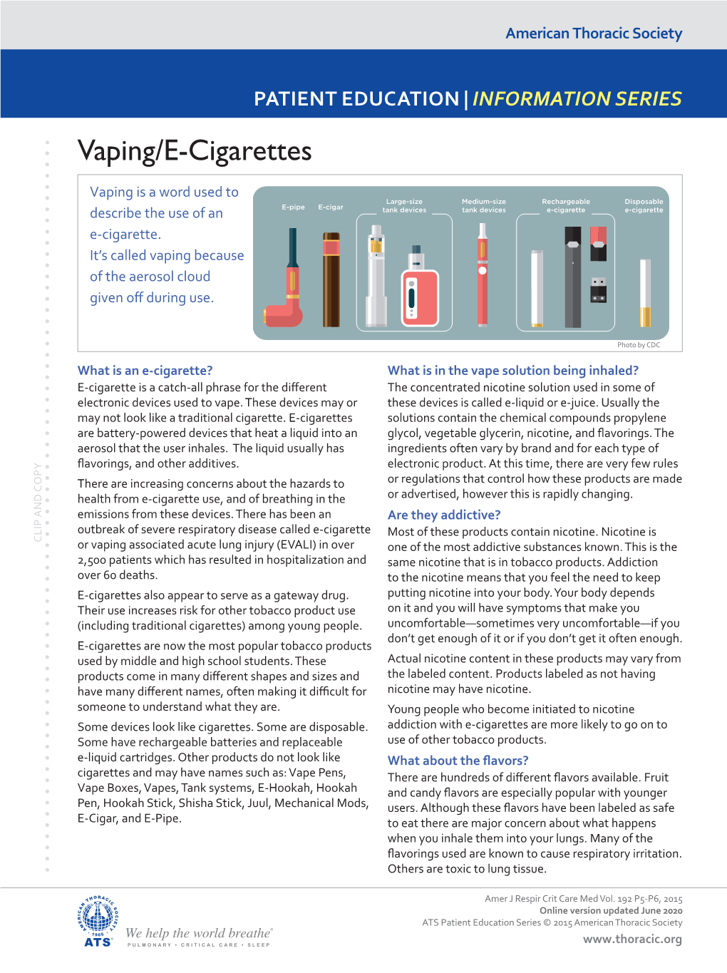 Vaping/E-Cigarettes