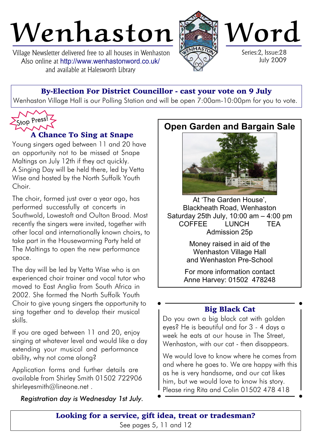 Open Garden and Bargain Sale