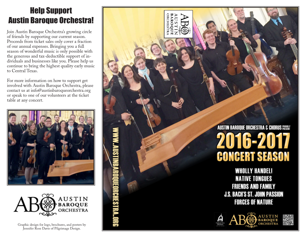 Our 2016-17 Season Brochure!