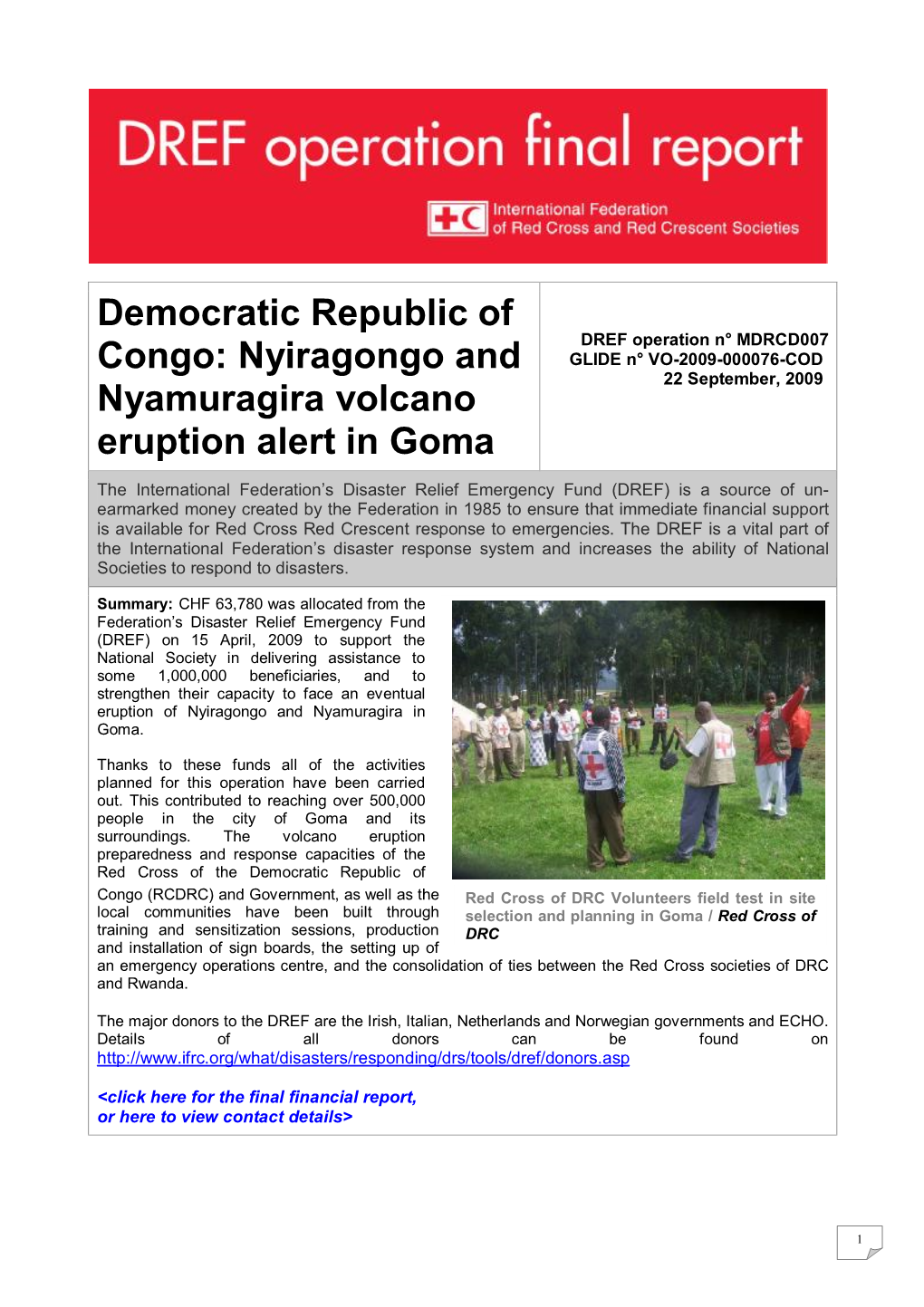 Democratic Republic of Congo: Nyiragongo and Nyamuragira