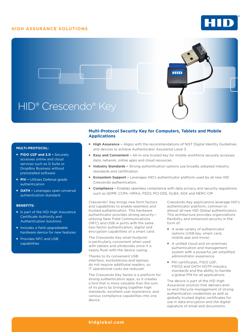 HID® Crescendo® Key