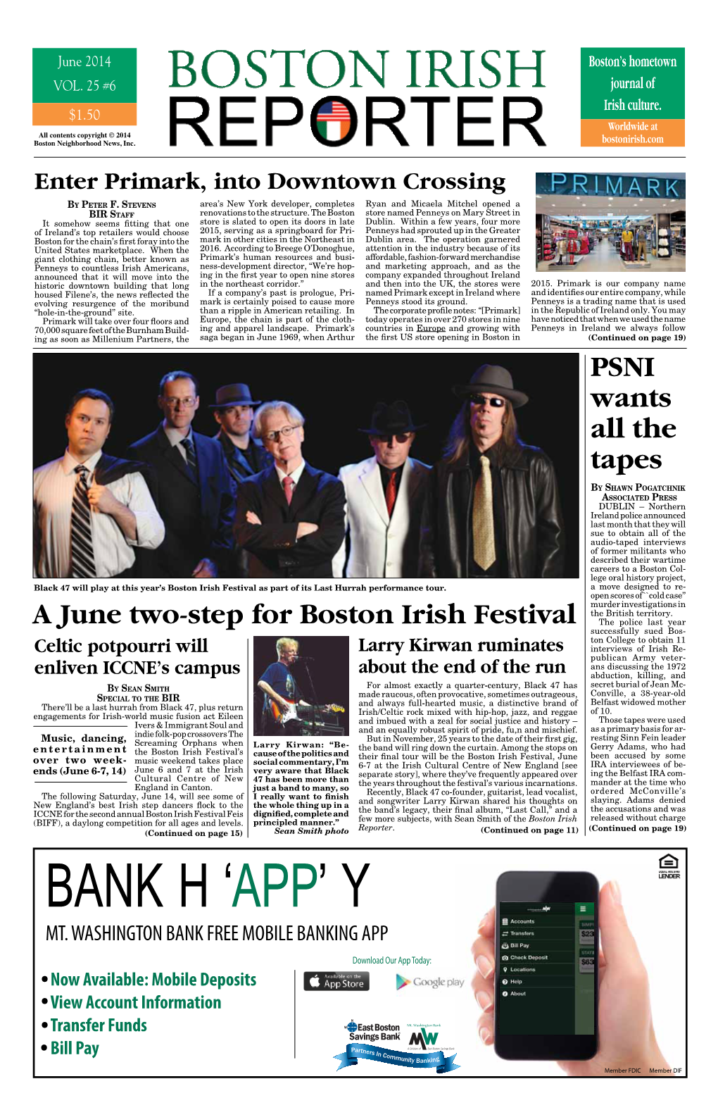 A June Two-Step for Boston Irish Festival PSNI Wants All the Tapes