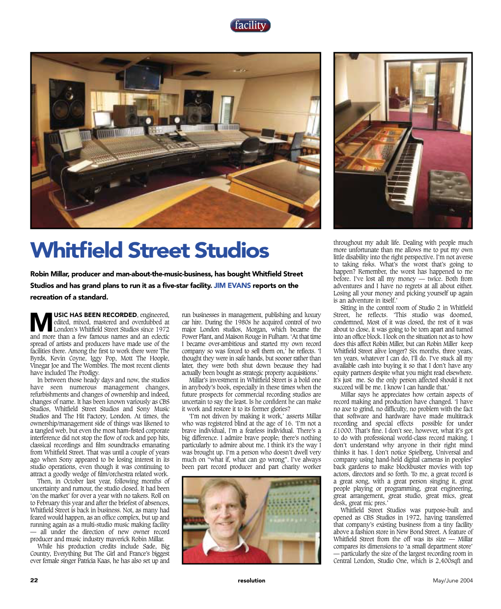 WHITFIELD STREET STUDIOS, LONDON: Tel: +44 207 636 3434 So We Have a Plan for a Major Six ﬁgure Reﬁt of That from the G Plus