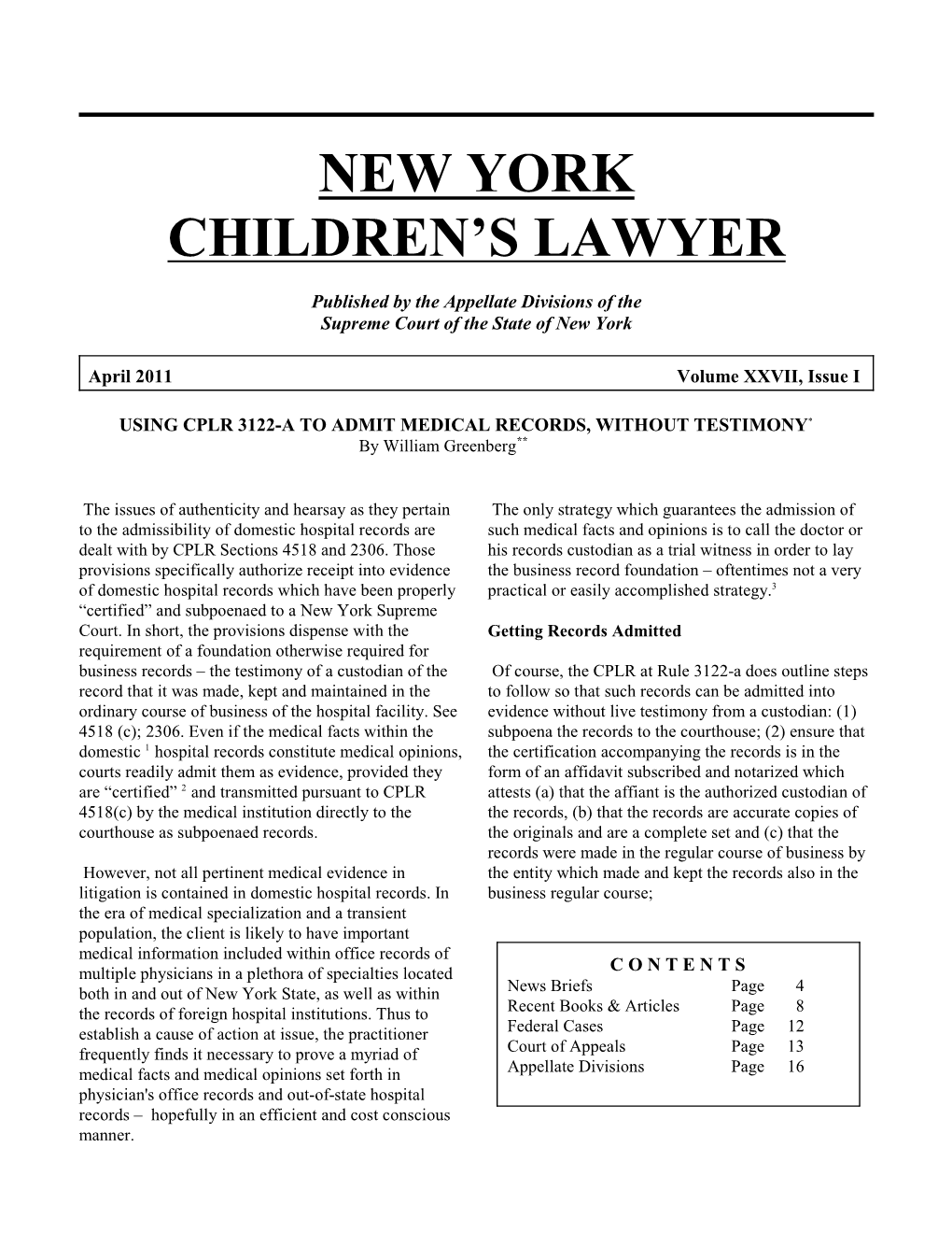 New York Children's Lawyer