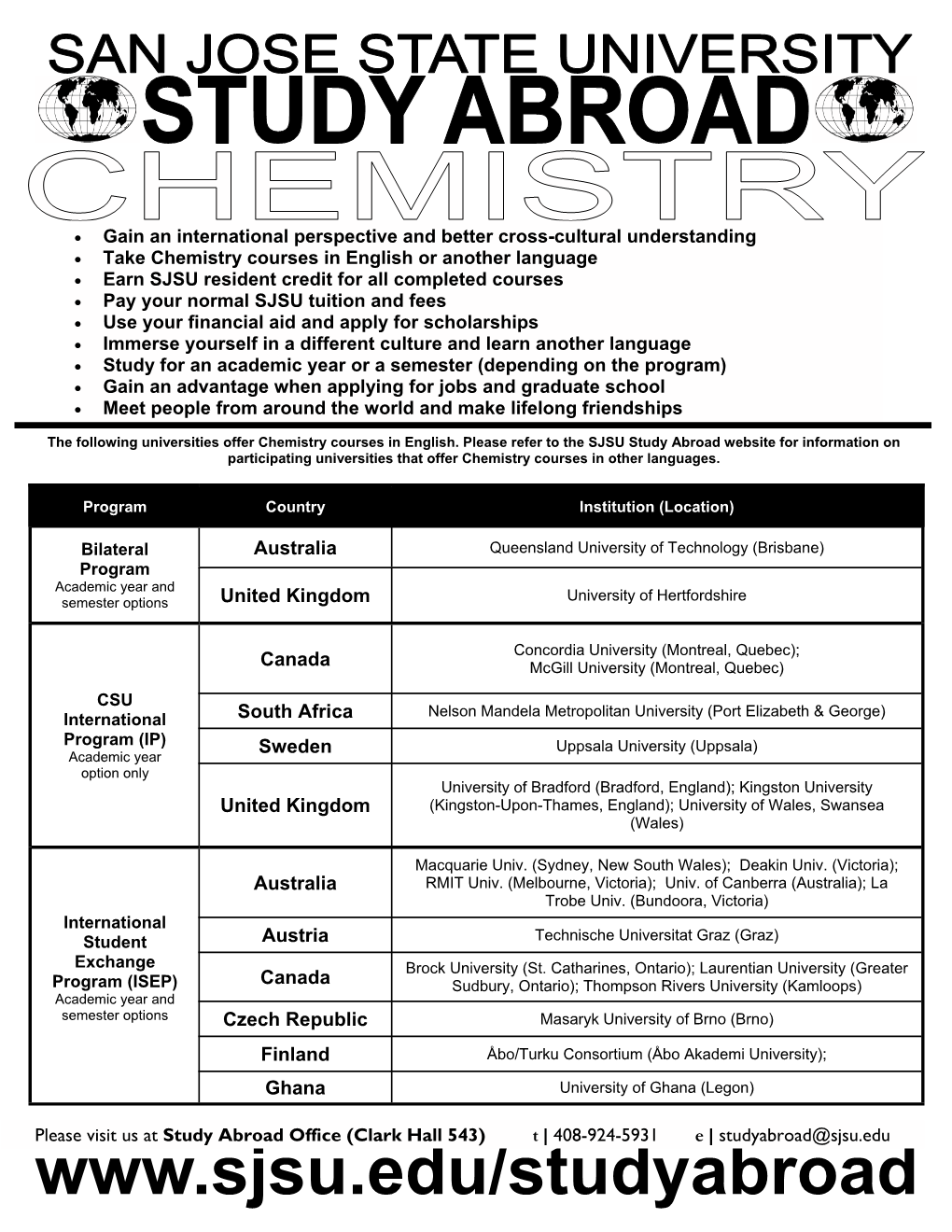 Flier.Chemistry REVISED 09.01.09