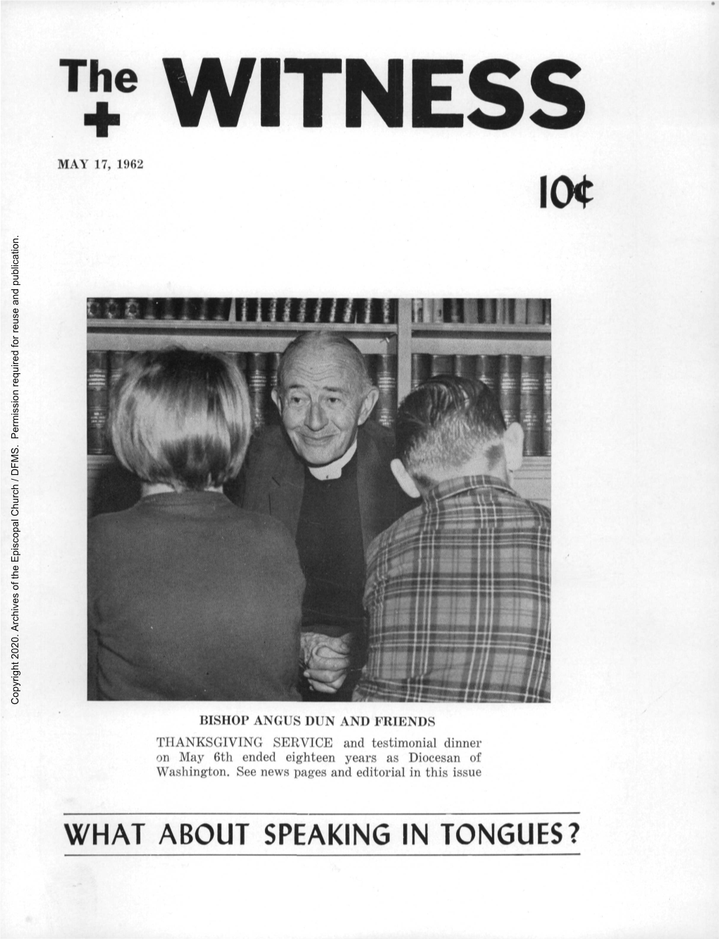 1962 the Witness, Vol. 47, No. 19
