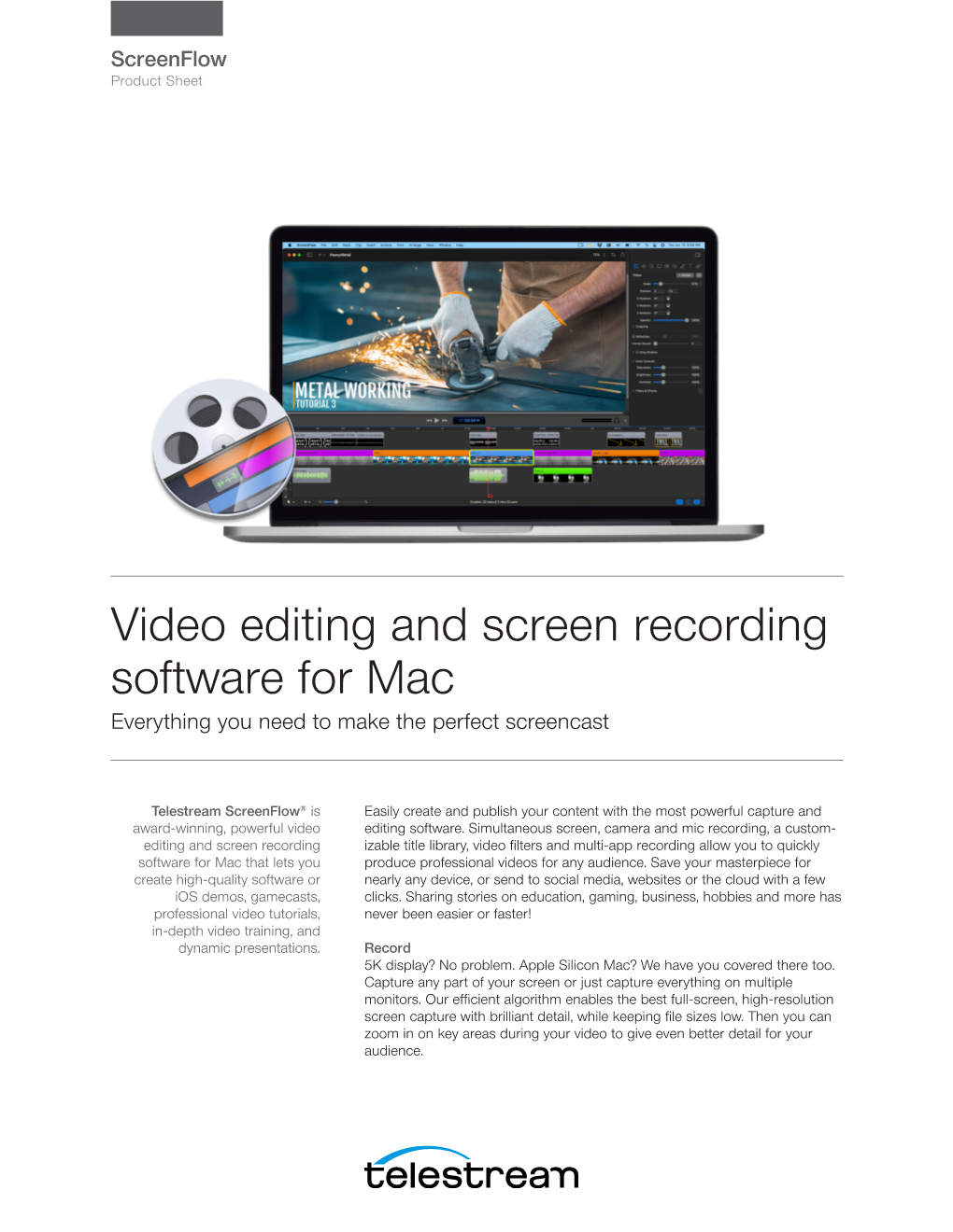 Screenflow Product Sheet