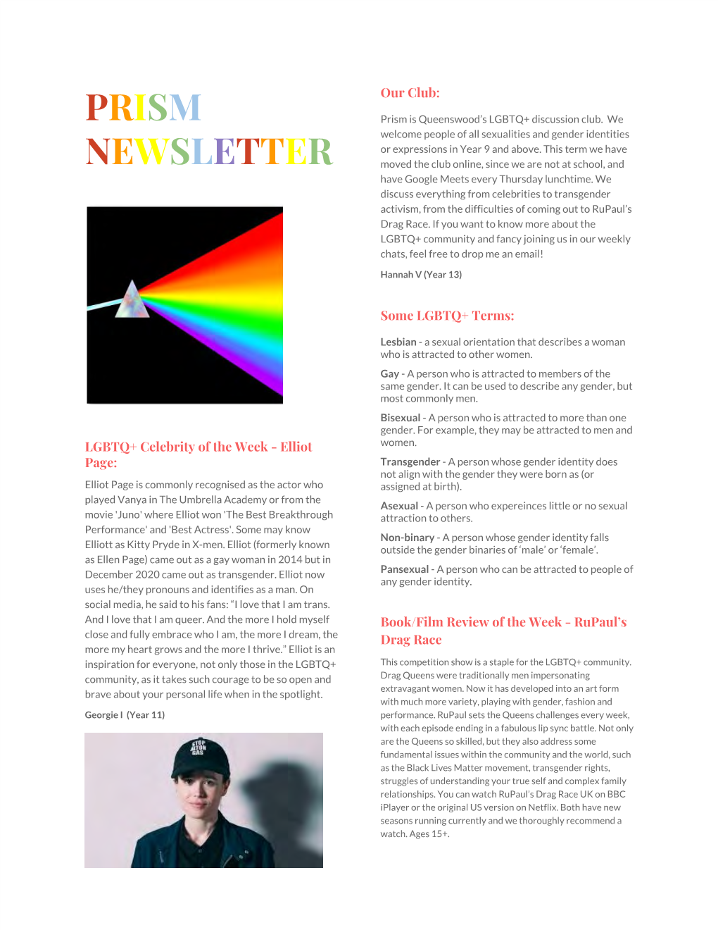 Prism Newsletter