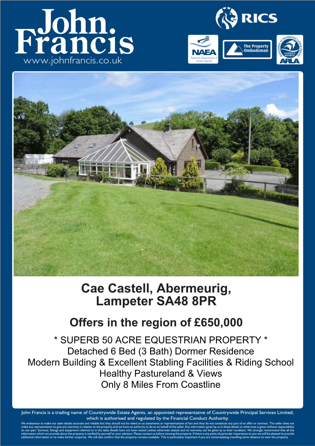 Cae Castell, Abermeurig, Lampeter SA48