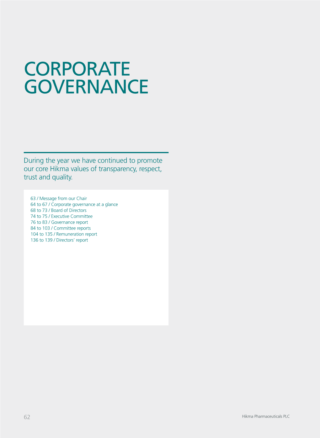 Corporate Governance