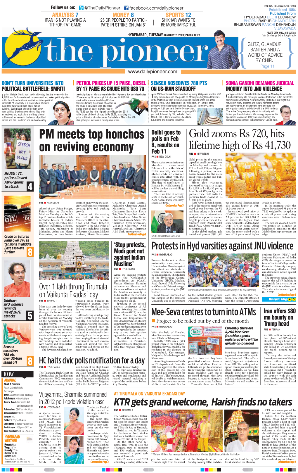 PM Meets Top Honchos on Reviving Economy