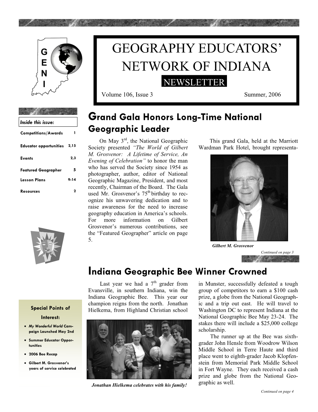 Geography Educators' Network of Indiana
