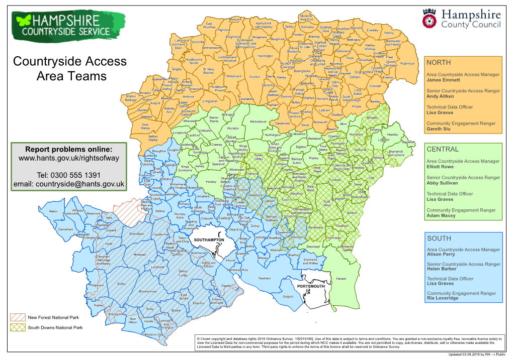 Countryside Access Area Teams