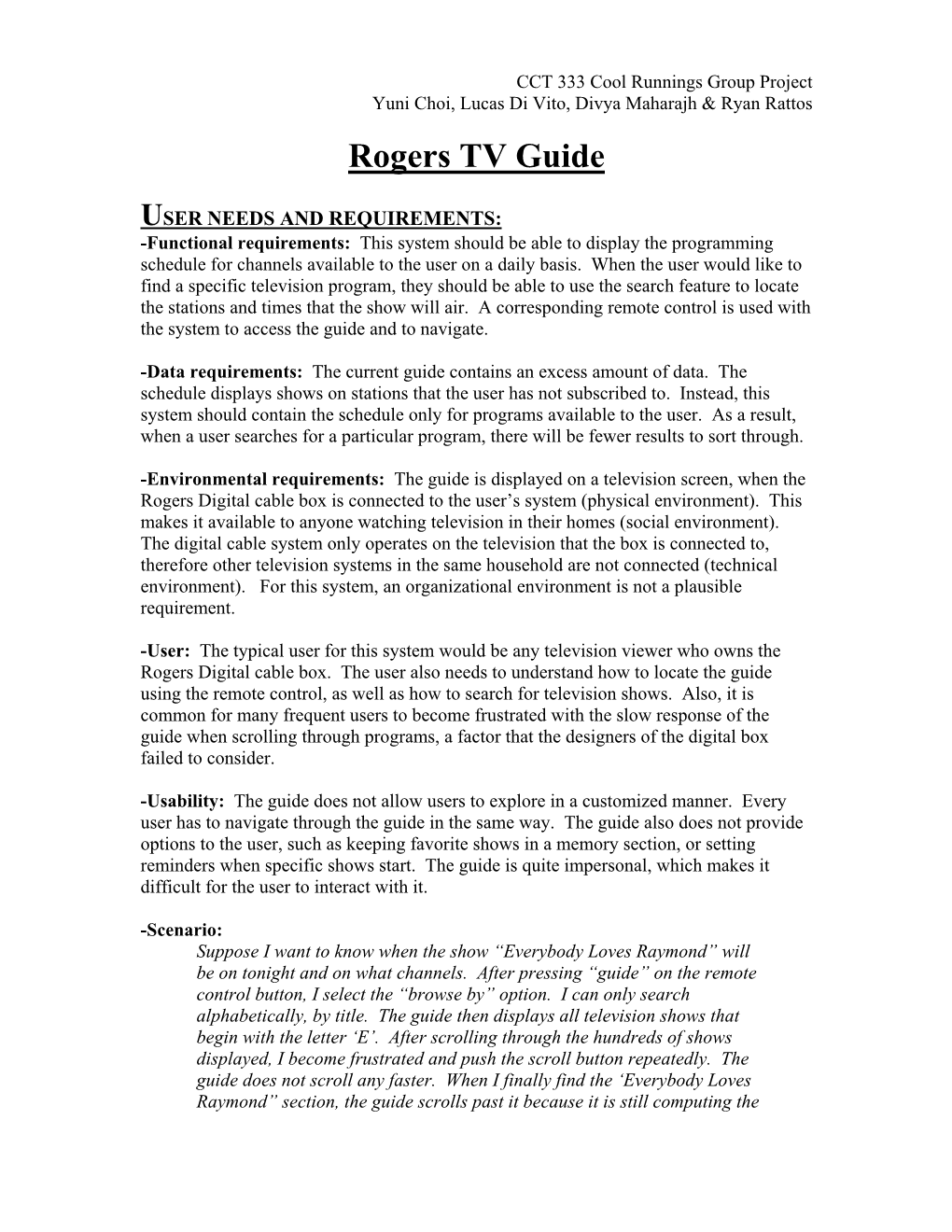 Rogers TV Guide