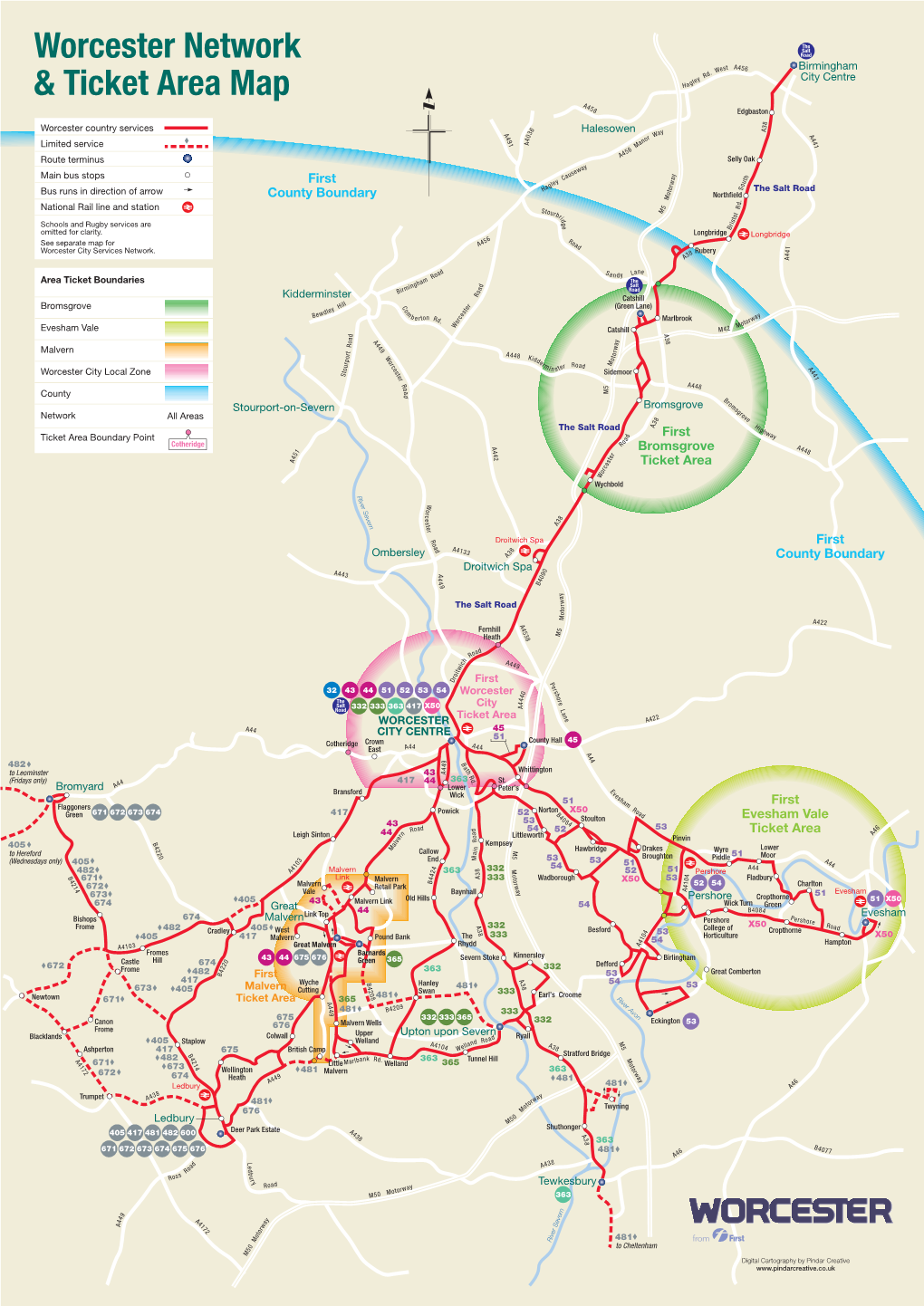 Worcester Ticket Area Map.Ai