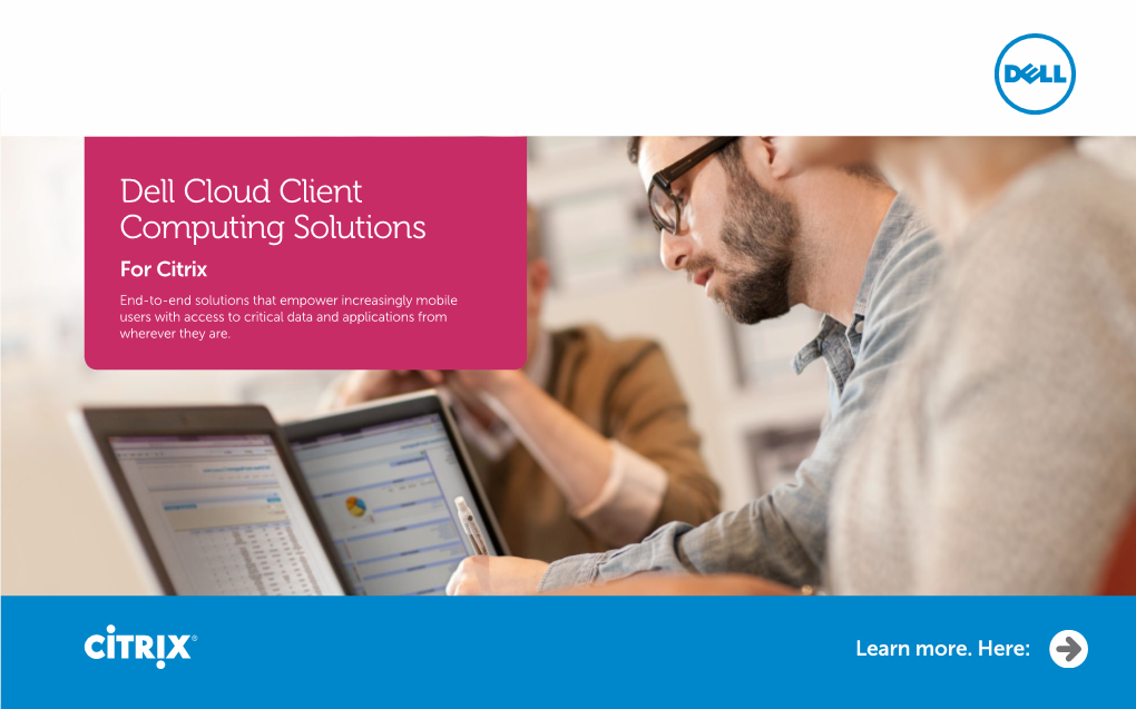 Dell Cloud Client Computing Solutions