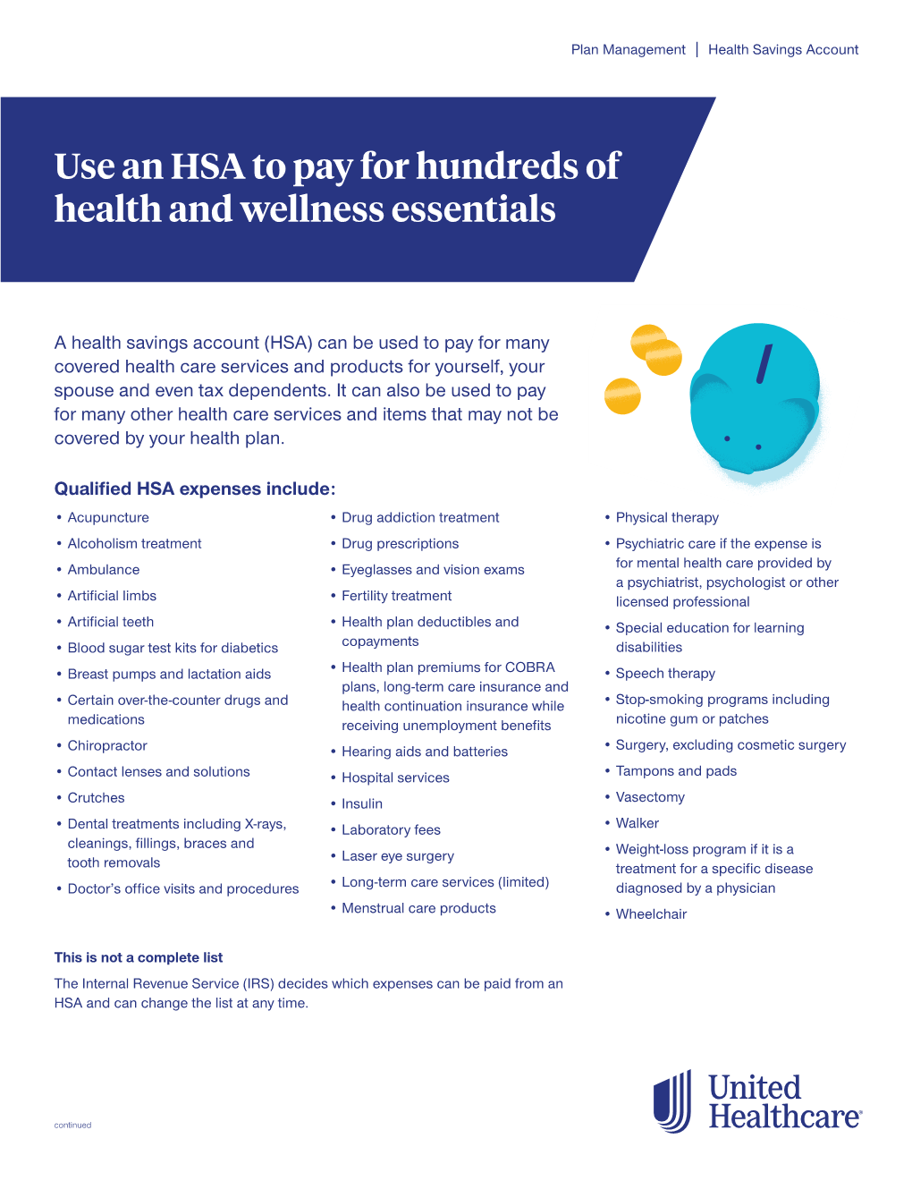 Use an HSA to Pay for Hundreds of Health and Wellness Essentials