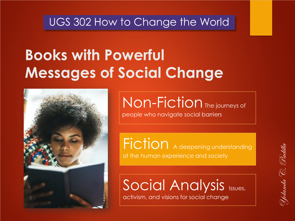 Books with Powerful Messages of Social Change