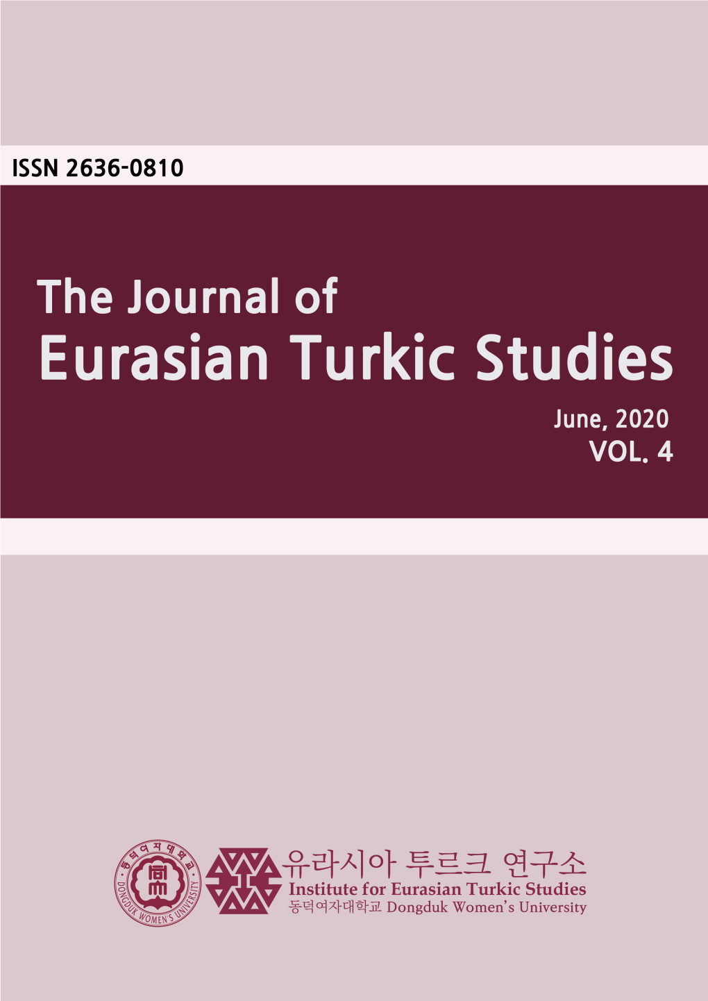 The Journal of Eurasian Turkic Studies